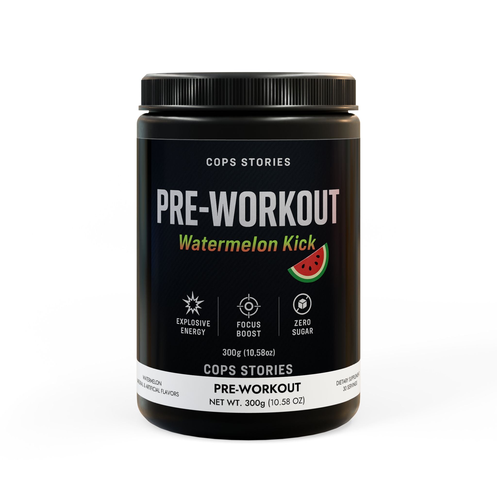 Pre-Workout Supplement, Watermelon (300g, 10.58oz)